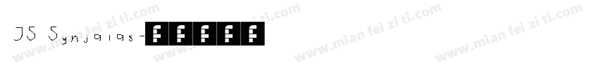 JS Synjaias字体转换
